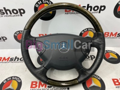 Руль Mercedes E550 2002 W211 113.967 А2114600703 - купить Нефтекамске