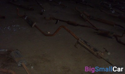 Глушитель в сборе от Chevrolet Aveo T300 2011 - купить Нефтекамске