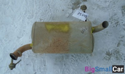 Задняя часть глушителя от Peugeot 407 2004-2011 - купить Нефтекамске