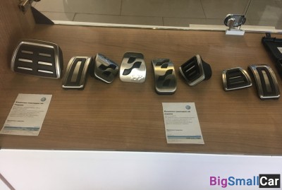Декоративные накладки на педали VW - купить Нефтекамске