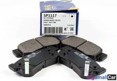 Колодки тормозные задние Hunday Sonata SP1117 - купить Нефтекамске