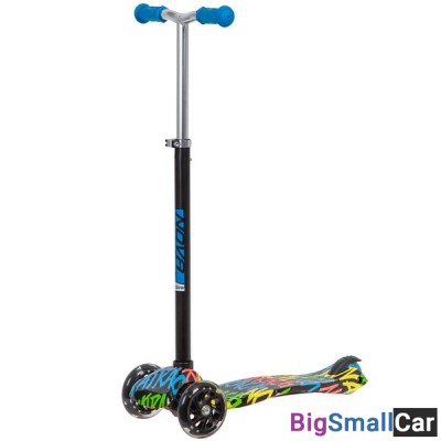 Подростковый самокат-кикборд 120.NRAINBOW.GBL20 NOVATRACK - купить Нефтекамске