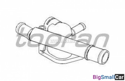 Фланец системы охлаждения hans pries 108193756 - купить Нефтекамске