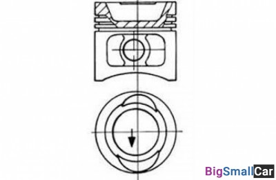 Поршень поштучно mopisan MP896510 1.3 MH HK 75.0 плюс 0 - купить Нефтекамске