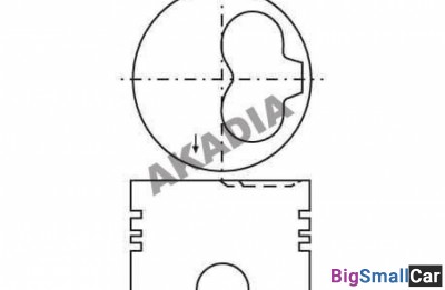 Поршень поштучно mopisan MP904912 1.7D 79,5 плюс 0,5мм - купить Нефтекамске