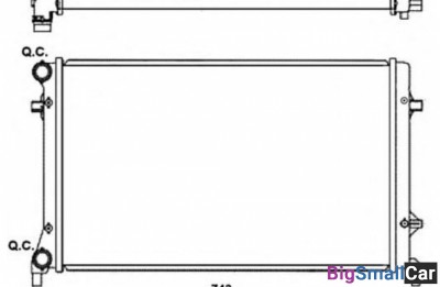 Радиатор охлаждения SAT sgvw0004 - купить Нефтекамске