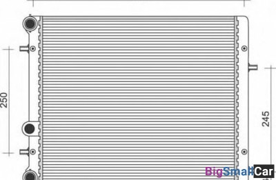 Радиатор охлаждения VAG 6Q0121253AE 430 X 415 X 26 - купить Нефтекамске