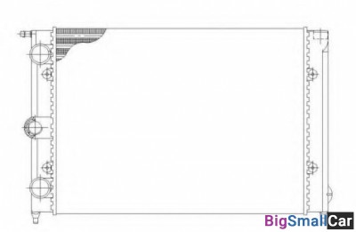Радиатор охлаждения AVA quality cooling VWA2039 43 - купить Нефтекамске