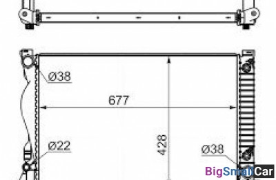 Радиатор охлаждения SAT AD000605 - купить Нефтекамске