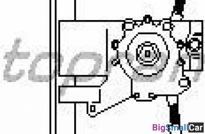 Стеклоподъемник hans pries 108672755 Задний левый - купить Нефтекамске