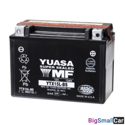 АКБ YUASA YTX15L-BS АКБ YUASA YTX15L-BS