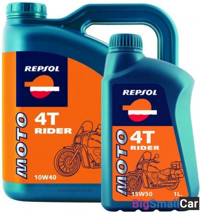 Масло моторное REPSOL MOTO RIDER 4T 10W40 4L 6026/R