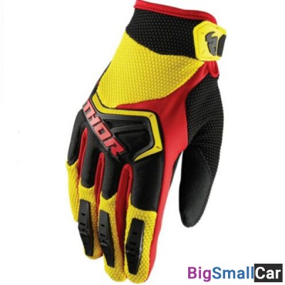 Перчатки THOR S8 Spectrum blk/yel/red XL 3330-4672