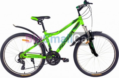 Горные велосипеды PIONEER FAVORITE 26/16 green-black-darkgreen