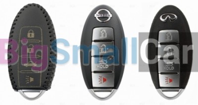 Чехол Для Ключа Infiniti, Nissan (Брелок) String Цвет Кожи Черный bgt474