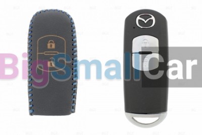 Чехол Для Ключа Mazda (Брелок) String Цвет Кожи Черный bgt478