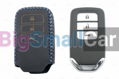 Чехол Для Ключа Honda (Брелок) String Цвет Кожи Черный bgt482