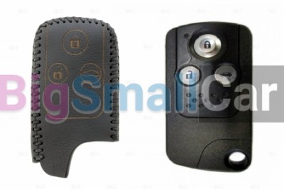 Чехол Для Ключа Honda (Брелок) String Цвет Кожи Черный bgt483