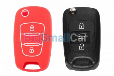 Чехол Для Ключа Kia, Hyundai (Брелок), Силиконовый bgt487