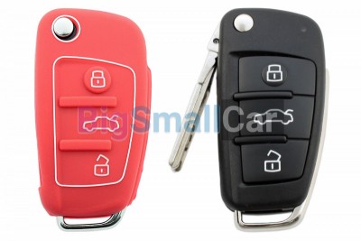 Чехол Для Ключа Audi (Брелок), Силиконовый bgt490