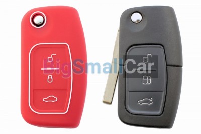 Чехол Для Ключа Ford (Брелок), Силиконовый bgt496