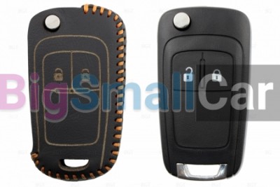 Чехол Для Ключа Chevrolet/Opel (Брелок) String Цвет Кожи Черный bgt524