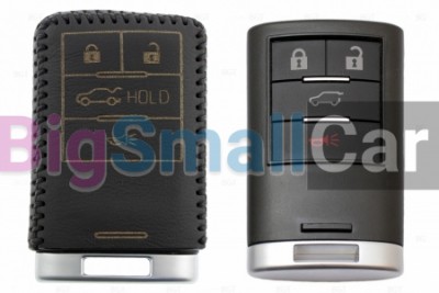 Чехол Для Ключа Cadillac, Chevrolet (Брелок) String Цвет Кожи Черный bgt539