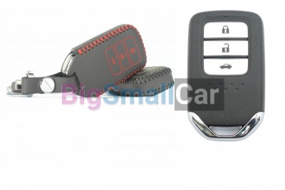 Чехол Для Ключа Honda (Брелок) String Цвет Кожи Черный bgt544