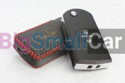 Чехол Для Ключа Mazda (Брелок) String Цвет Кожи Черный bgt546