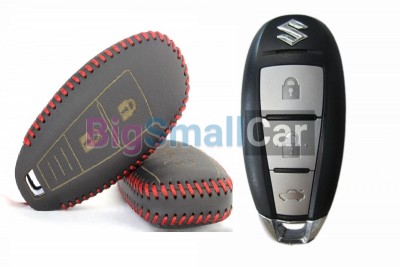 Чехол Для Ключа Suzuki (Брелок) String Цвет Кожи Черный bgt551