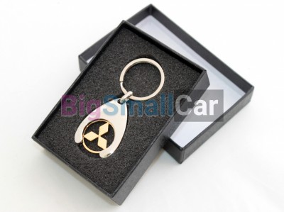 Брелок Для Mitsubishi Съемная Эмблема Хром-Золото, Металлический bgt564