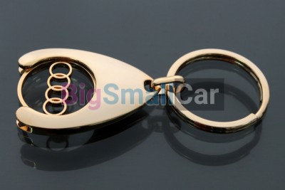 Брелок Для Audi Съемная Эмблема Золото-Золото, Металлический bgt632