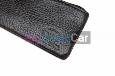 Чехол Для Ключей Subaru. Универсальный, Кожаный С Теснением, Черный bgt973