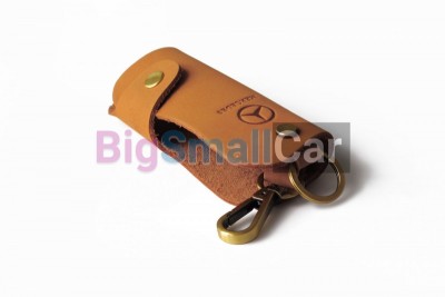 Чехол Для Ключей Mercedes Универсальный, Кожаный, Бежевый bgt1013