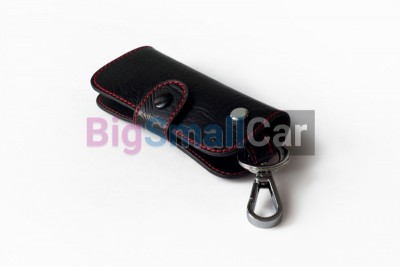 Чехол Для Ключей Skoda Универсальный, Кожаный, Цвет Нити Красный bgt1021