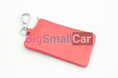 Чехол Для Ключей Skoda Универсальный, Кожаный С Теснением, Красный bgt1037