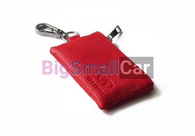Чехол Для Ключей Infiniti Универсальный, Кожаный, С Тиснением, Красный bgt1045