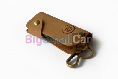 Чехол Для Ключей Cadillac Универсальный, Кожаный, Бежевый bgt1049