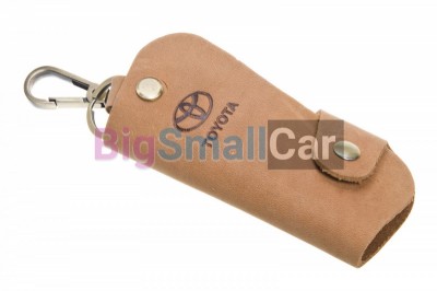 Чехол Для Ключей Toyota Универсальный, Кожаный, Бежевый bgt1066